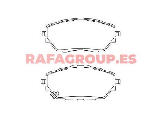 04465F4010 - Brake pads, Toyota, RG2178602